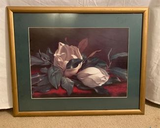 Large Magnolia Hanging Picture
