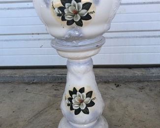 Ceramic planter and stand