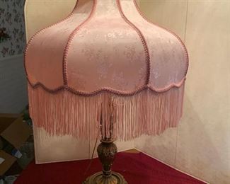 Heavy Brass Like Lamp