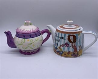 Two Ceramic Teapots