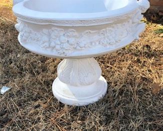 White Outdoor Planter