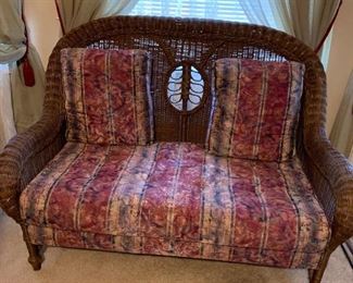 Wicker Loveseat