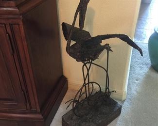 Beautiful sculpture by Herman Fisher, Birdsmith - There are 5 pieces total