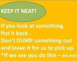 KEEP IT NEAT