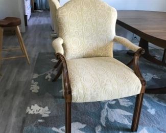 Set of Upholstered Armchairs 