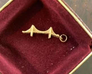 Gold Mackinaw Island Bridge Charm 