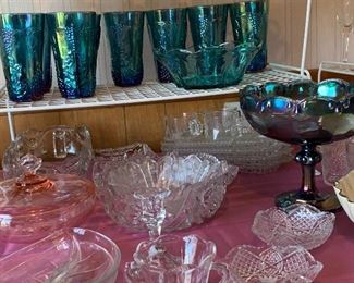 Vintage Glassware and silver