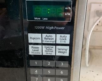 Panasonic Microwave Inverter 1200 Watts