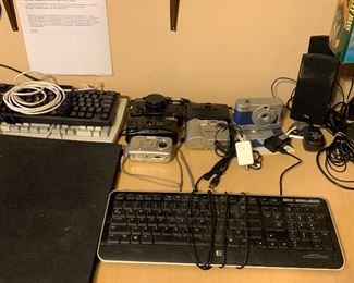 Keyboards, cameras