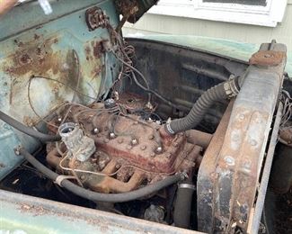 1948  Ford F1 Pickup - Waiting to be brought back to life.  NOTE; The new owner will need to tow the truck to their home... **We will take bids on the truck until 3 pm Sat. March 13th