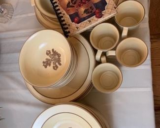Over 150 pc of Pfaltzgraph Village - over 24 place settings and all the serving pieces and canisters 