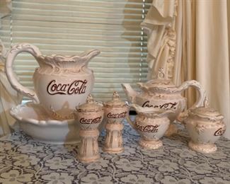 Cola Cola tea and water pitcher set 