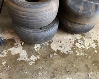 Piper Cup wheel and tires 