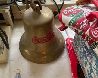 Coca Cola Brass Bell 