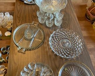 Glass Serving Platters, Bowls and Dishes