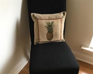 Upholstered parsons chair $100