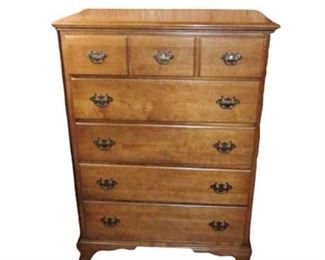 Vintage Maple Chest Of Drawers 