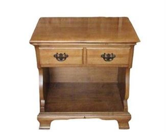 Vintage Maple Night Stand 