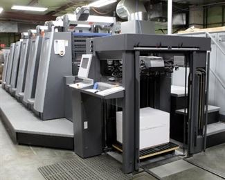 2012 Heidelberg SpeedMaster XL75, 23x29 5 Color Hybrid UV Press