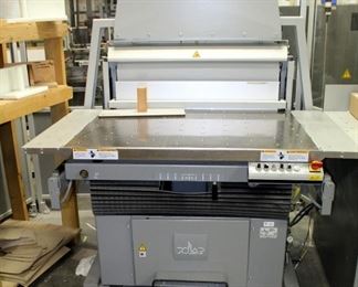 2008 Polar RA-4 Jogger, 220 V, 74" x 61" x 52", Includes Heidelberg Digital Scale, Model PC-820DL