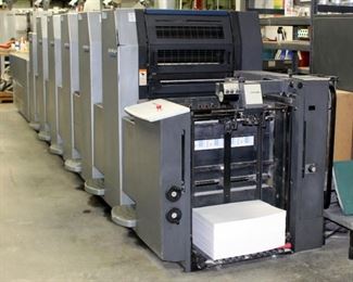 2001 Heidelberg Speedmaster SM 52 Printing Press, 5 Color With Coater, Includes Additional Parts And Accessories, 60,639,750 Impressions