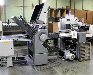 2008 Heidelberg Stahlfolder TH-56 Folder With Right Angle Folder, Includes Perforation Heads And Machine Specific Tools And Parts