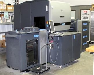 HP Indigo 5600 Digital Press, Lauda Ultra Cooler And Dongen Transformer, Includes 20 Cans Of HP Electro Ink