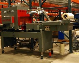 Seal-A-Tron Shrink Tunnel And L Bar Sealer, Model OBXHL-1710-LR15