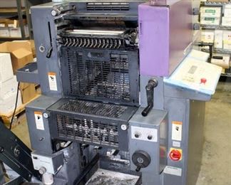 1999 Heidelberg Print Master QM 46-2 Color Press With Press Specialty C9000 Paper Feeder, Includes Additional Parts & Accessories