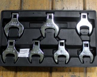 Sunex 1" Through 1.5" Crowfoot Wrench Set With Storage Tray