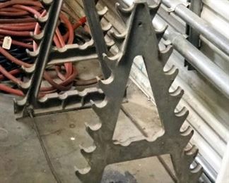 Metal A-Frame Pipe Rack, 32" x 30" x 21"