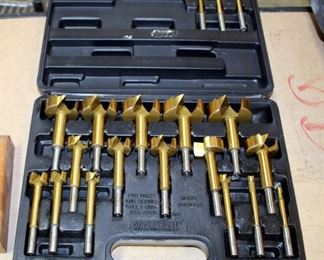 TacTix Ratcheting T Drivers, Master Grip Router Bit Set Model 480433 In Case, And Fuller Countersinks