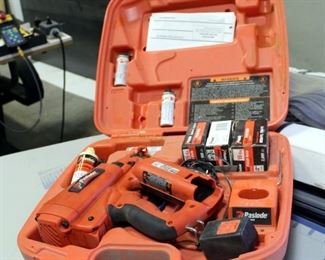 Paslode 16 Gauge Cordless Nailer, Includes Battery, Charger, Assorted Nails, And Carrying Case