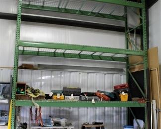 Heavy Duty Steel Pallet Rack, Approx. Measurements: 18' Tall x 12' 5" Wide x 45"