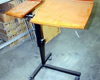 Adjustable Rolling Lecture With Metal Base, 40" x 35" x 21"
