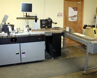 Videojet Cheshire 7000 Base With Videojet 484 Friction Feeder, Cogent Technologies Model 5060 Speed-Dri Drying System, Videojet 985680-91 And More. Includes Control Station