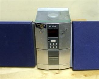 Sony CD/Cassette Player Radio With Removable Speakers