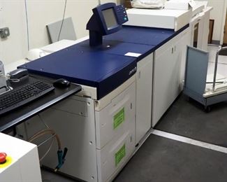 Xerox 7002 Digital Color Press With Fiery EX700 Server Control Station