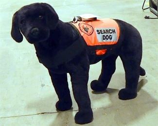 National Disaster Search Dog Foundation, Plush Labrador Search Dog, With Vest