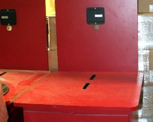 2 Door Retail Display Cabinet, 90" x 32" x 35"