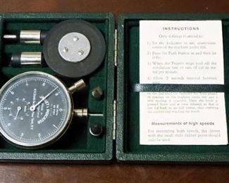 Vintage Herman H. Sticht Company Jaquet's Indicator, In Original Case With Accessories And Instruction Manual, Made In Switzerland
