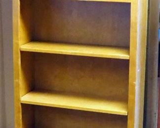 Solid Wood Storage Cabinet With Two Adjustable Shelves, 57.75" x 32" x 12"