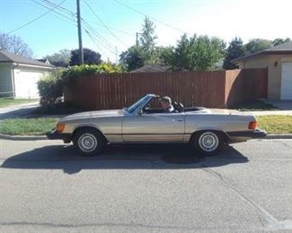 1980  Gold  450SL Runs Great, No accidents. Brand New soft top  143K  $12550. Original Hard top included, pre sale available item.