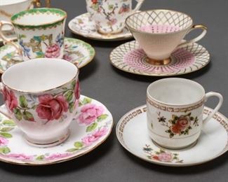 Continental & Asian Teacups & Demitasse Cups, 24
