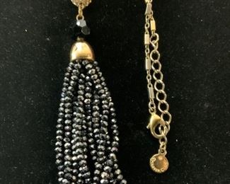 CHARTER CLUB Tassel Bead Pendant Long Necklace
