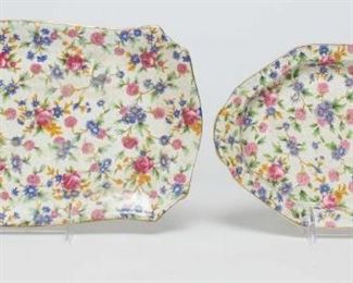 Royal Winton English Porcelain Trays, 2
