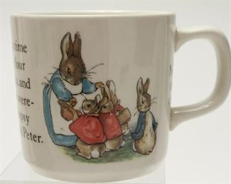Wedgwood Porcelain Peter Rabbit Nursery Set 3 Pc
