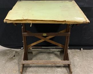 Vintage ANCO BILT Wooden Drafting Table
