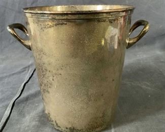 Silver Plated Ice Bucket, Barware
