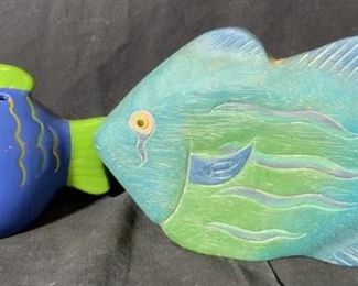 Group Lot 2 Blue Fish Tabletop Accessories
